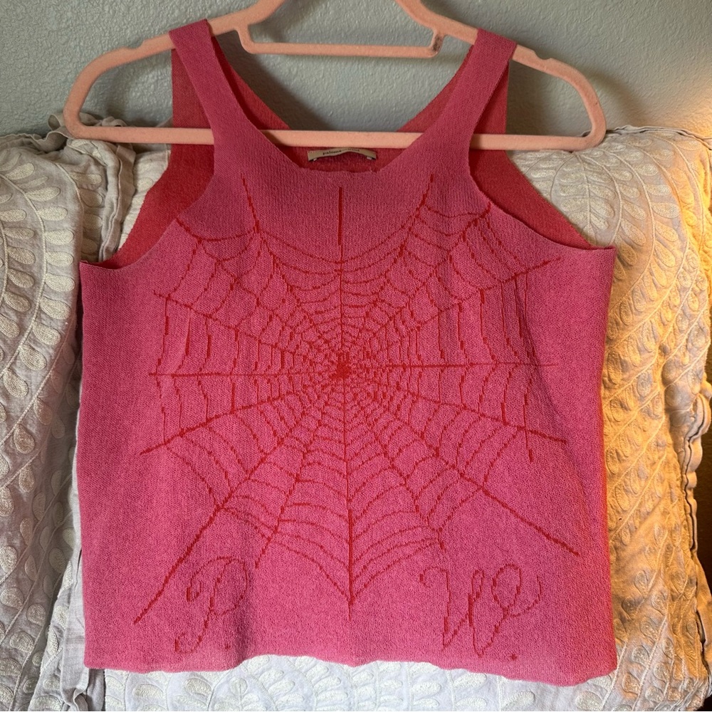 Paloma Wool Amore Mio Tank - Spider web heart